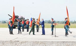 Исторические боевые знамена переданы на хранение Северной Осетии