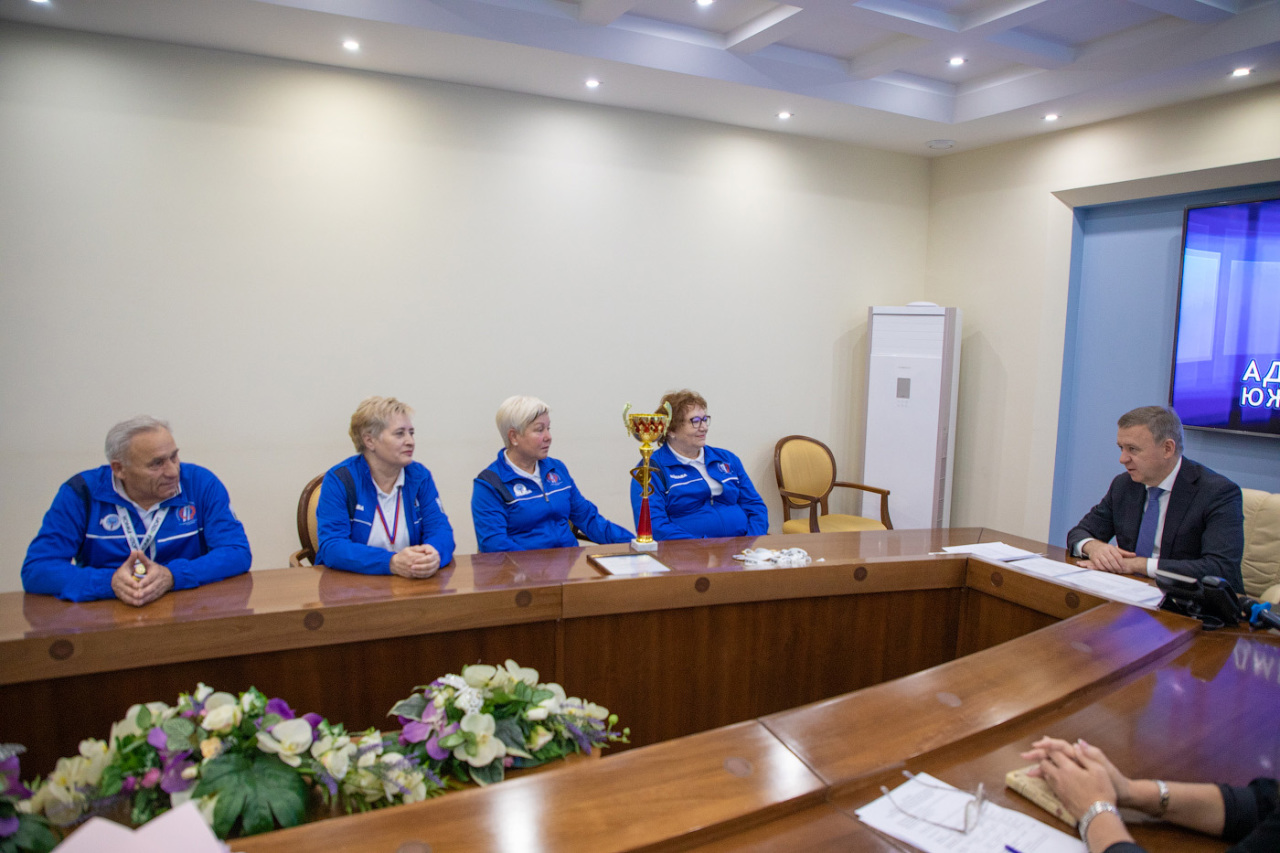 В Южно-Сахалинске поздравили участников VII Спартакиады пенсионеров России