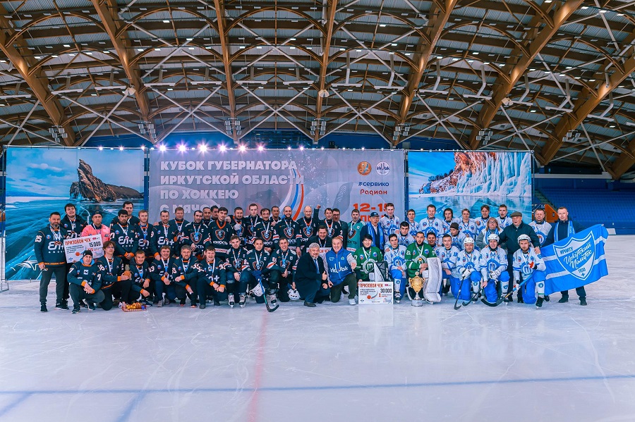 Команда «Иркутский политех» стала обладателем Кубка губернатора Приангарья по хоккею с мячом