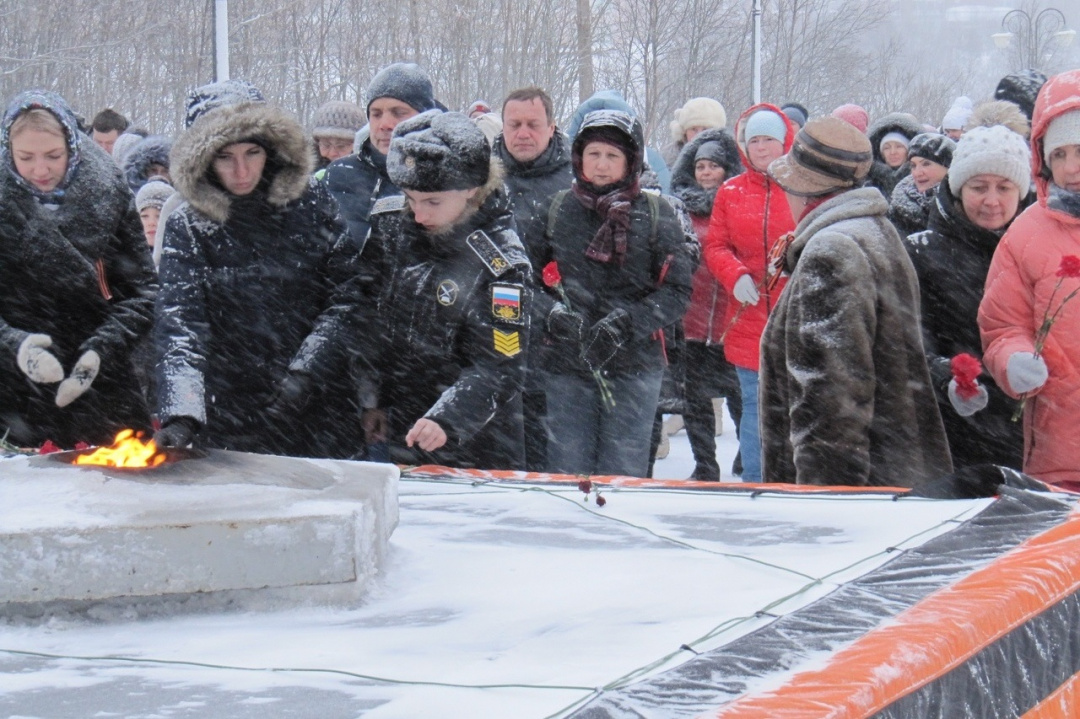 В Мурманске почтили память  погибших в Блоке  Ленинграда